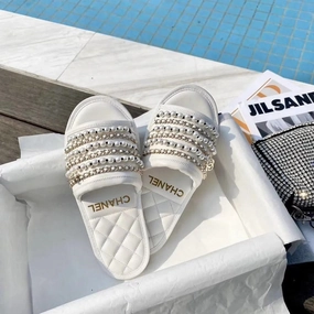 Knock Off Chanel Pearl Flats For Women