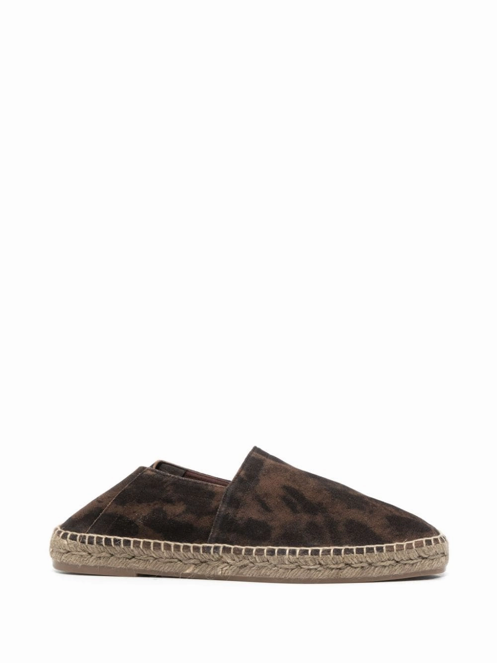 CHEETAH PRINT SUEDE ESPADRILLES Tory Burch Selby Two-band Espadrille Slide