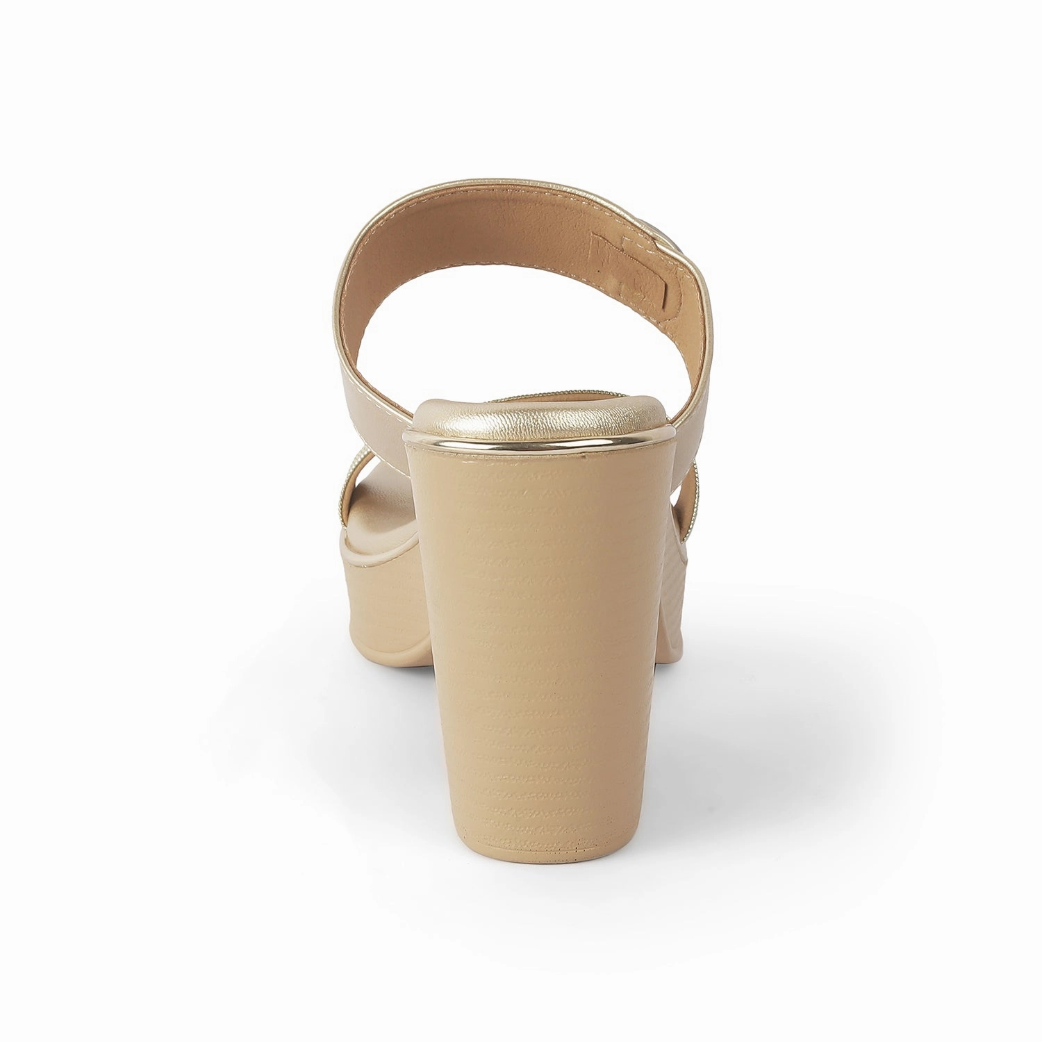 Tresmode Tall Gold Women's Dress Block Heel Sandals Dressy Flat Sandals