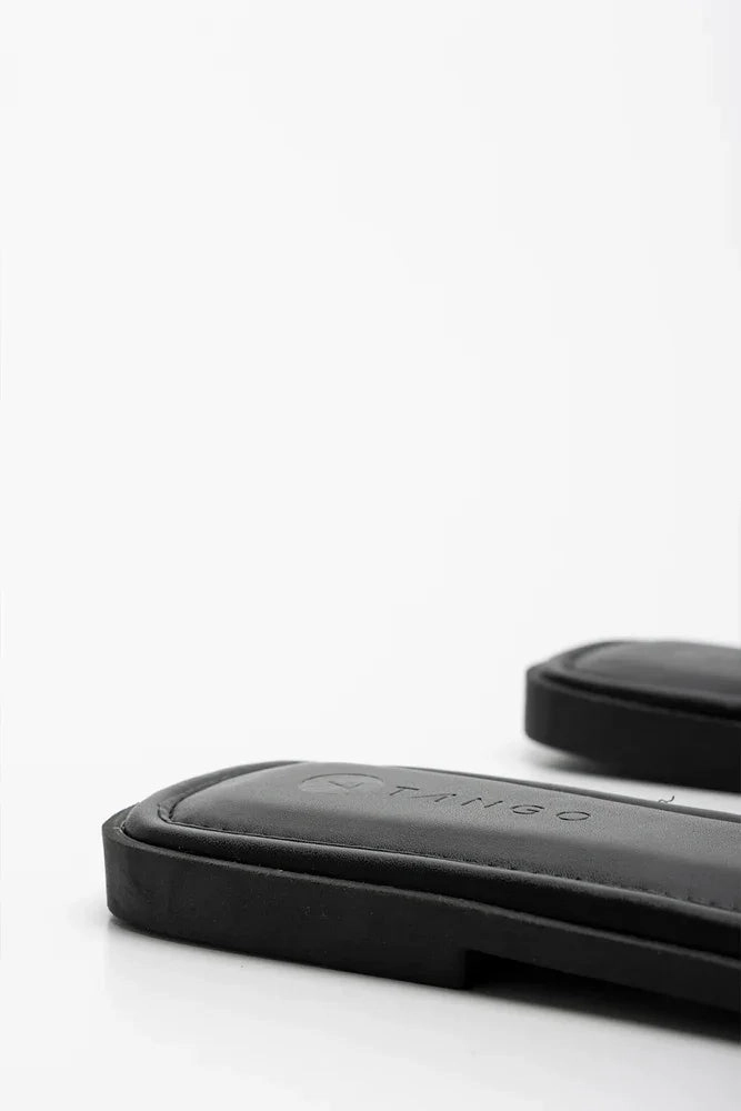 Circle Trim Sandal Black & White Coach Platform Sandals