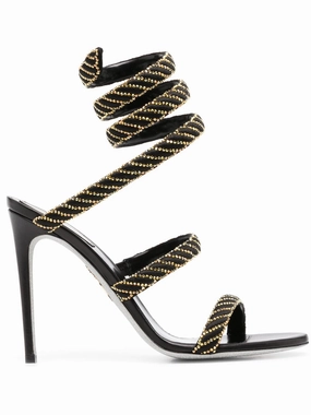 Wedge Thong Sandals Cleo crystal 120mm sandals