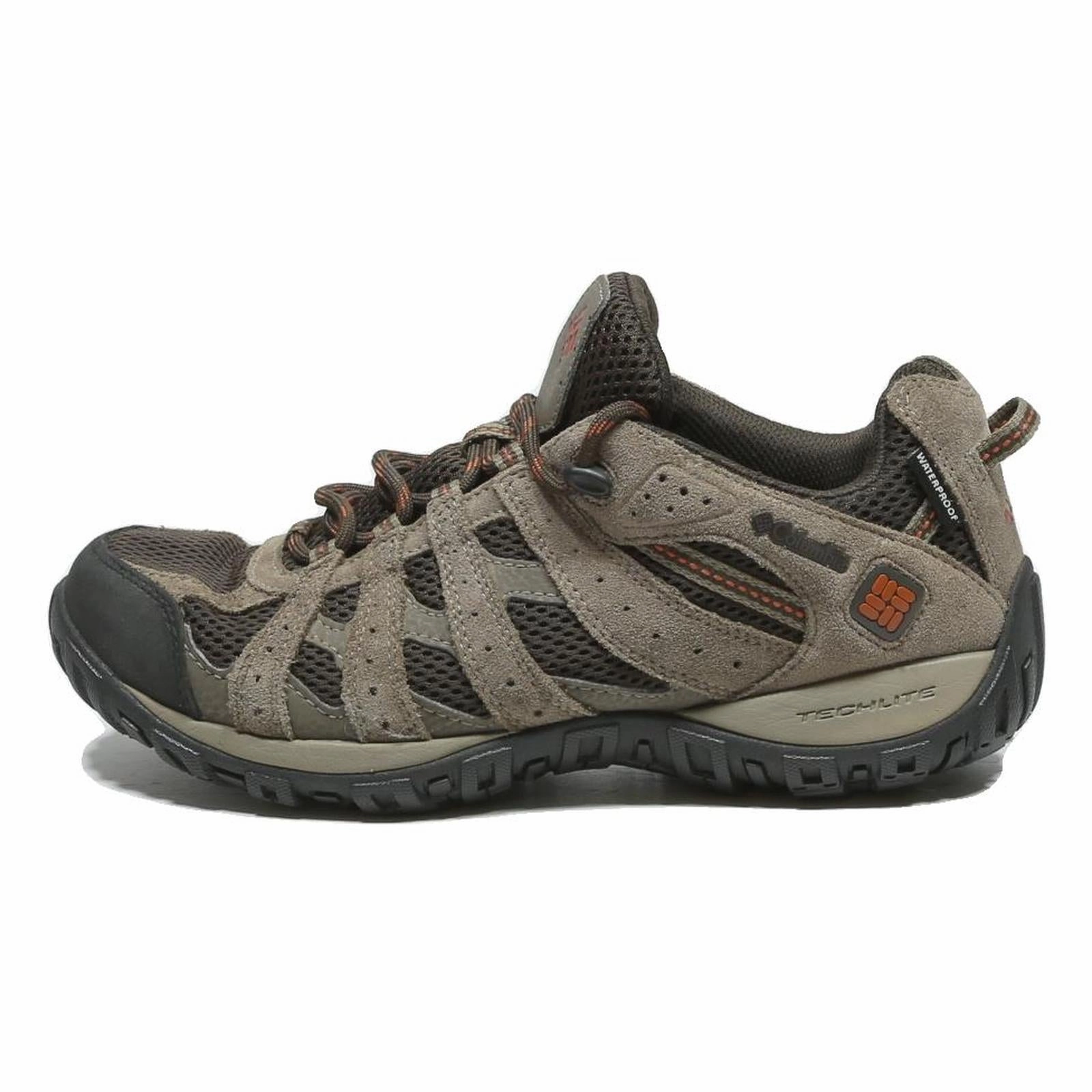 Hiking Shoes In Snow COLUMBIA Men's Hiking Trainers Grey Brown Synthetic UK 8 Outdoor Footwear