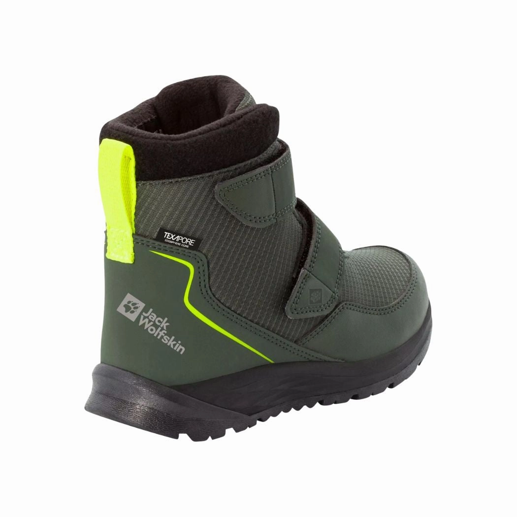 jack wolfskin Polar Bear Texapore Mid VC Kids Waterproof Winter Boots Toddler Snow Boots Waterproof