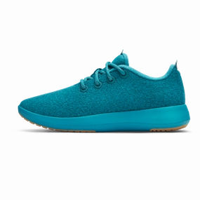 Allbirds Wool Runners Mizzles - LIMITED EDITION: Thrive Teal (Thrive Teal Sole) Long Distance Running Shoes For Wide Feet