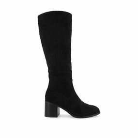 ROMILLY KNEE HIGH BOOTS IN VEGAN LEATHER Knee High Boots Tie Up