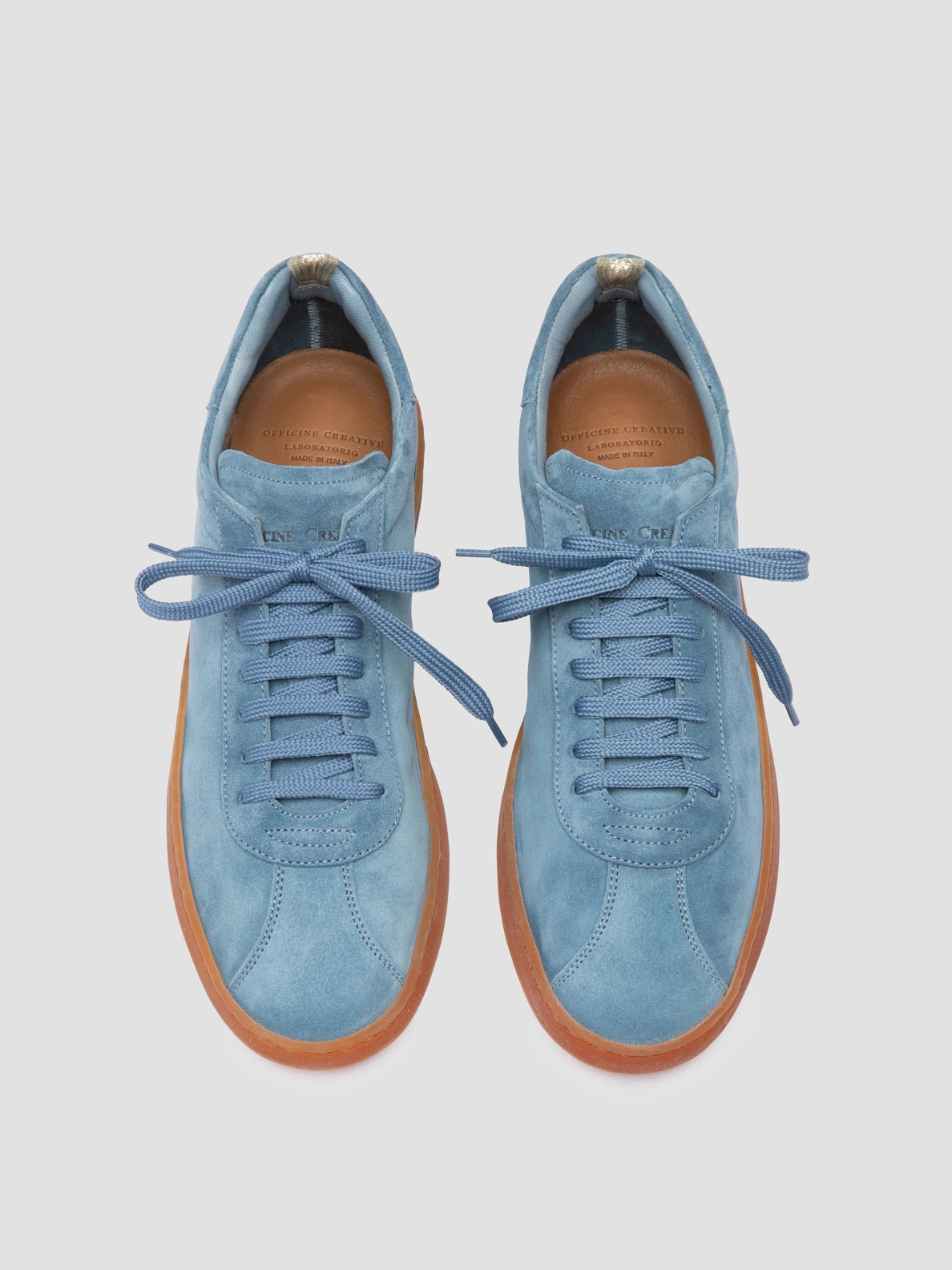 HALO 001 - Blue Suede Sneakers Cloud Or Shoes