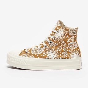 Converse Womens Fall Florals Ctas Lift Hi Best Shoes