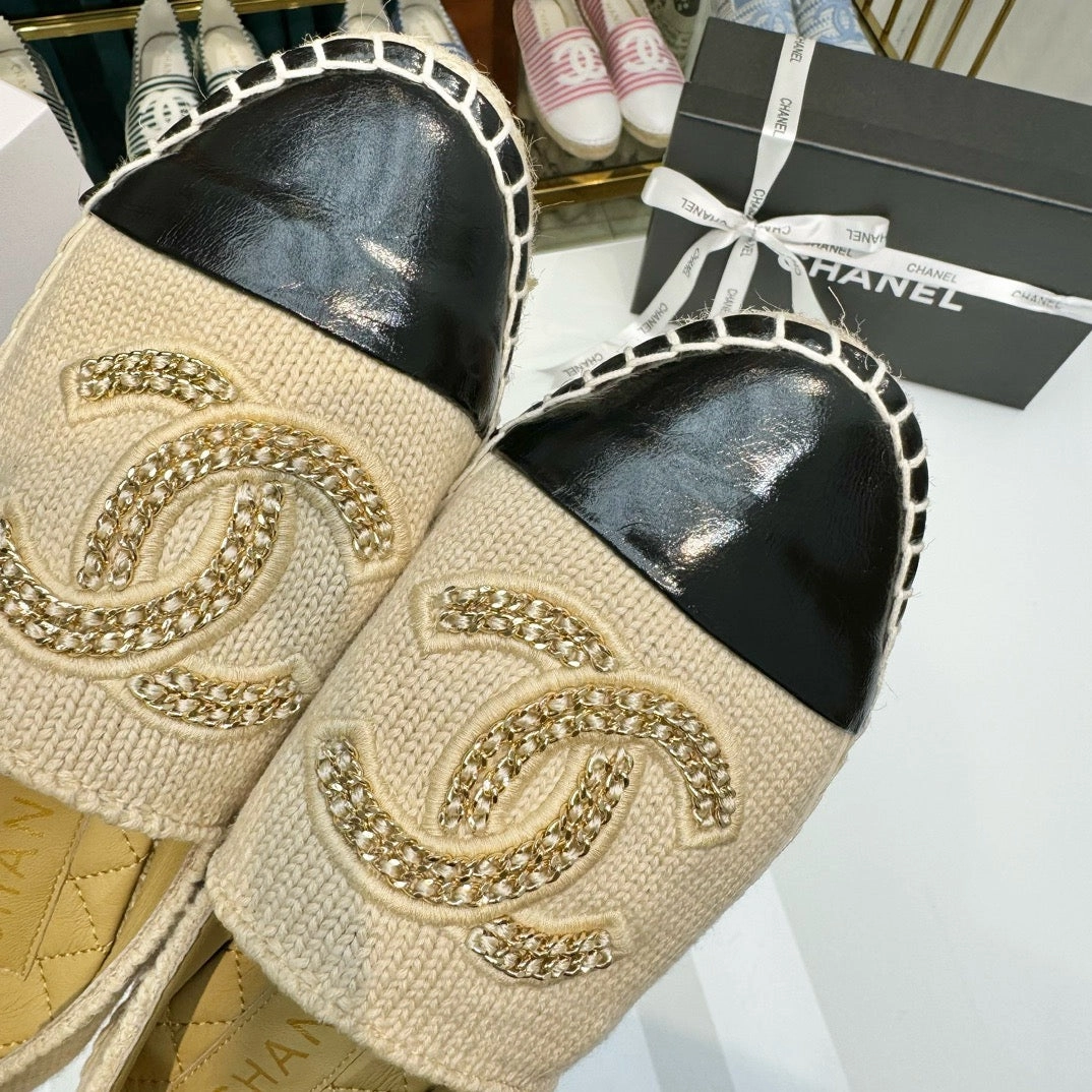 SE1466 Chanel Espadrilles / Size4-11 Espadrille Personnalisé