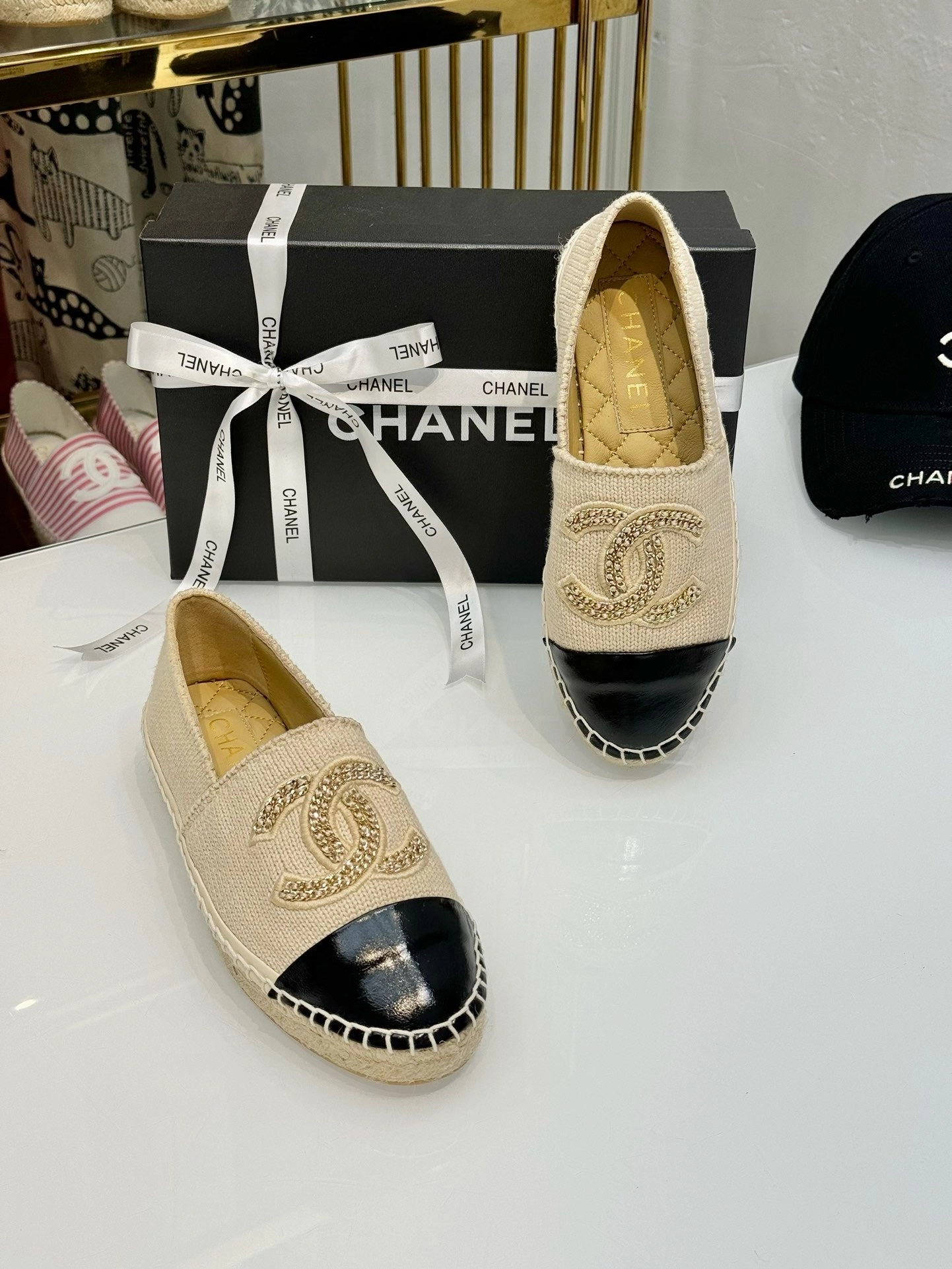 Nordstrom Toms Espadrilles SE1466 Chanel Espadrilles / Size4-11