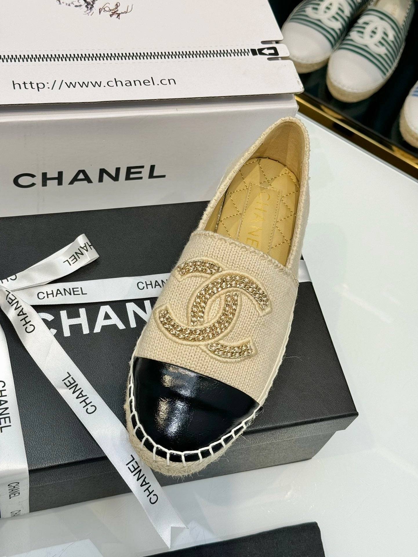 SE1466 Chanel Espadrilles / Size4-11