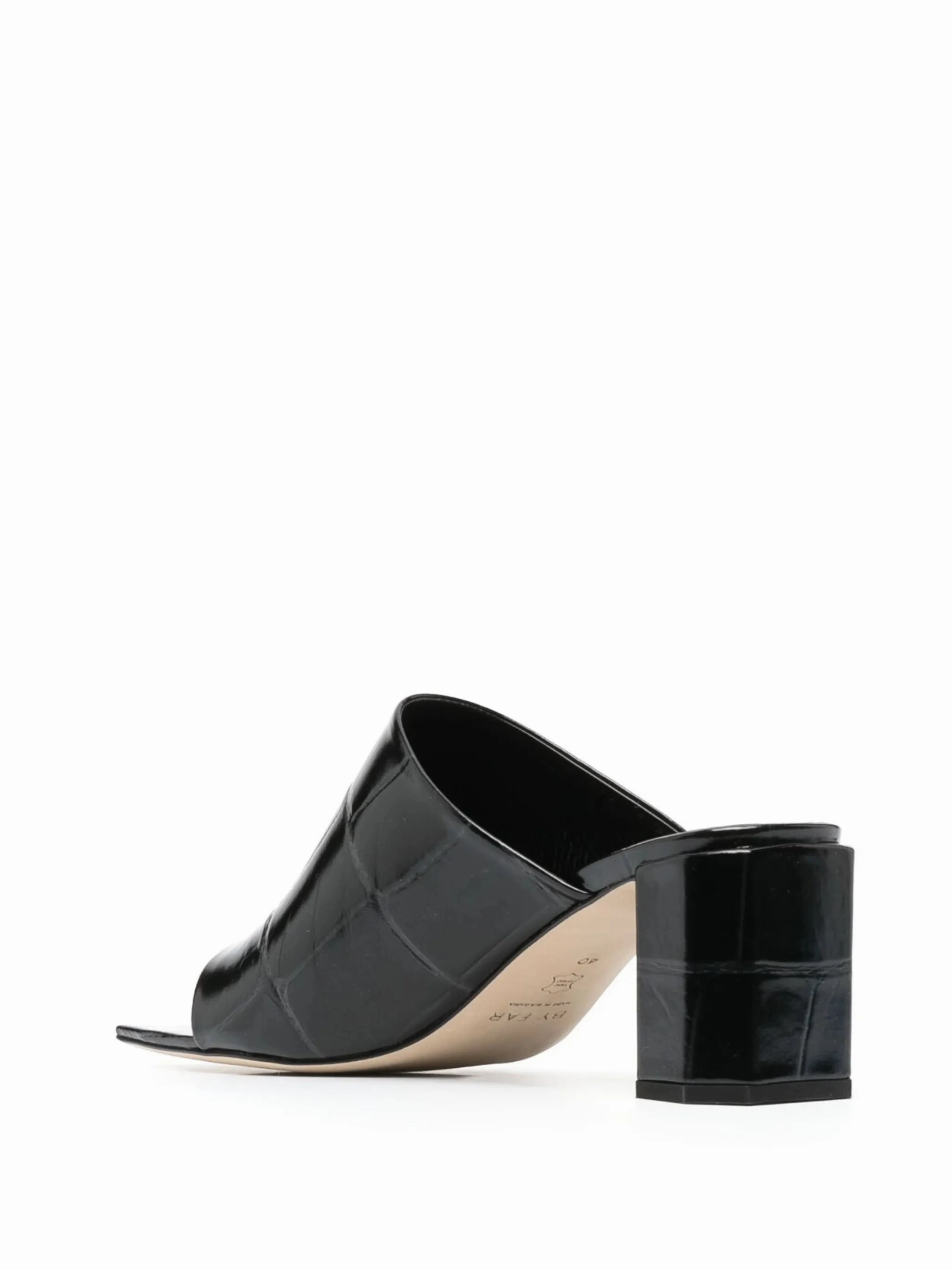 Sarto Sandals crocodile-effect sandals