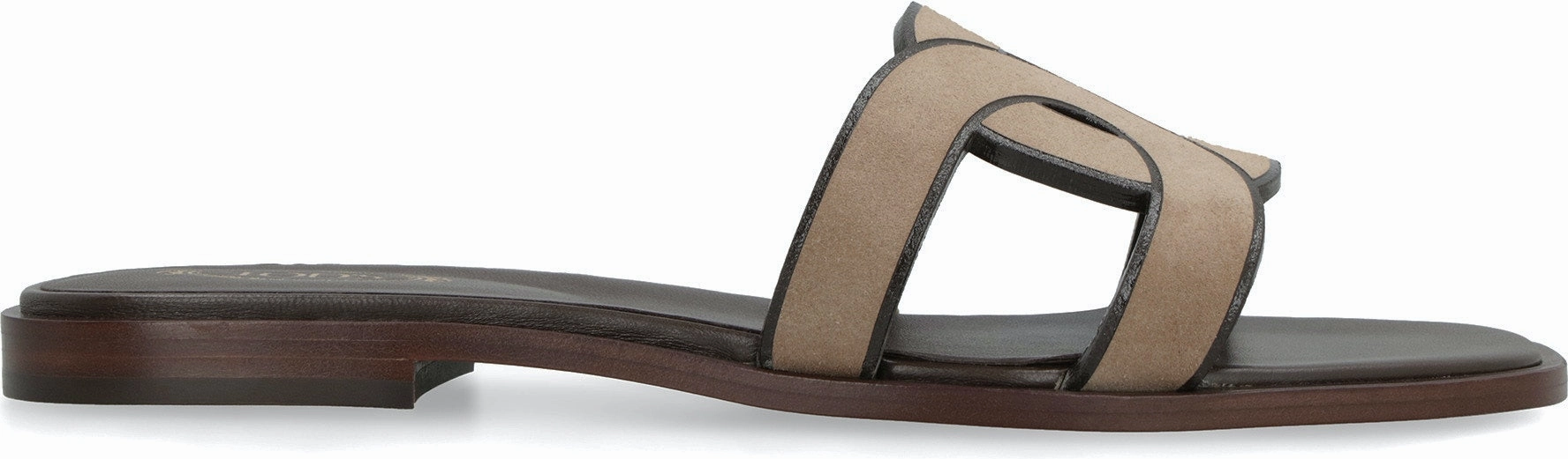 CUT OUT LEATHER SLIDES Comfy Kicks Slippers