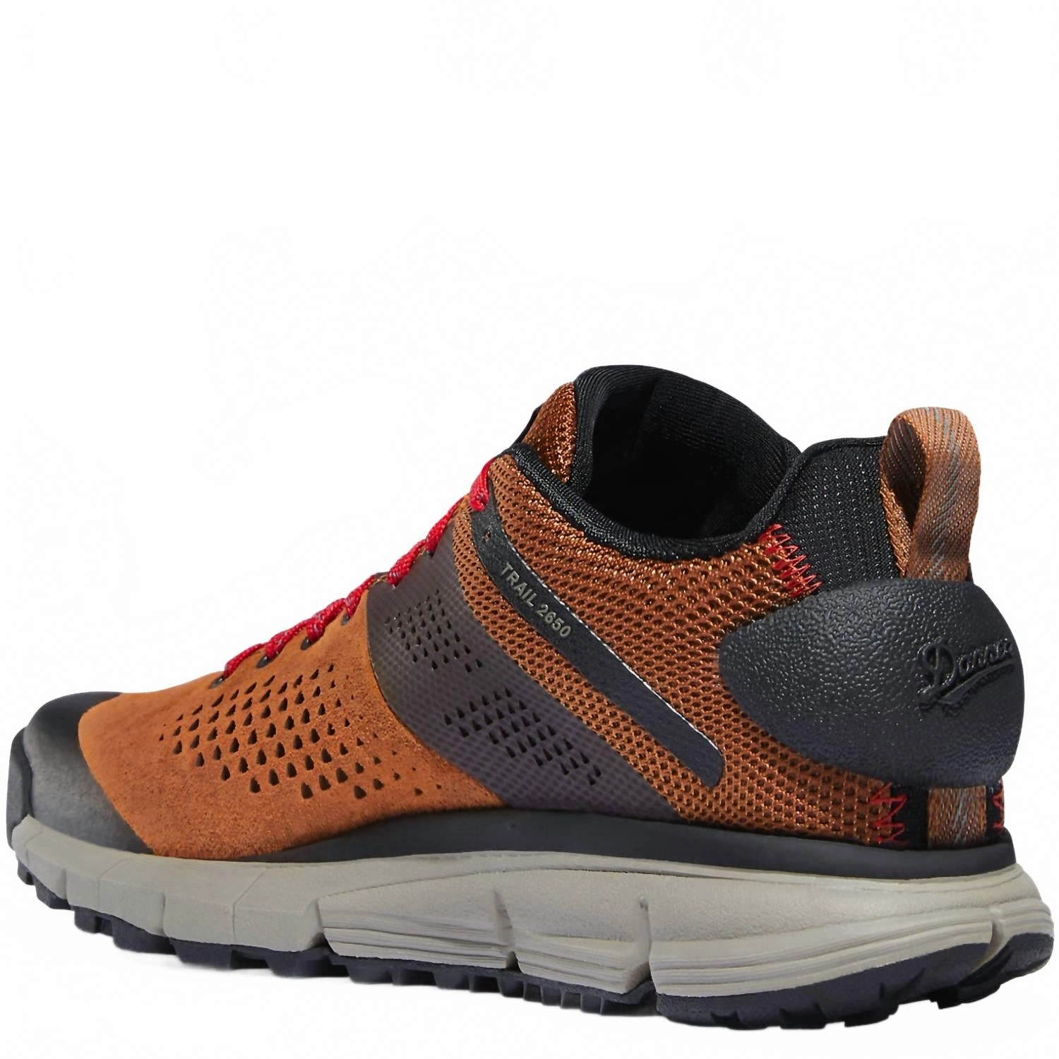 Danner Women's Trail 2650 Hiking Shoes Brown/red Hiking Shoes With Traction