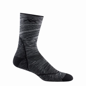 Darn Tough Men's Light Hiker Micro Crew Lightweight Hiking Sock in Space Gray Hiking Shoes Banff