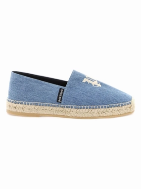Dolce Gabbana Lace Espadrilles DENIM ESPADRILLES WITH EMBROIDERED LOGO