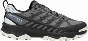 Merrell Speed Eco Waterproof Womens Walking Shoes - Grey Hiking Shoes Heel Slip