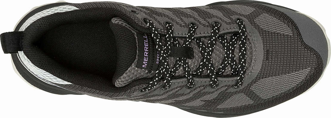 Merrell Speed Eco Waterproof Womens Walking Shoes - Grey Hedgehog Fastpack Gore-tex Hiking Shoes