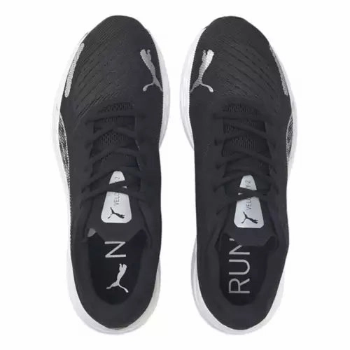 Puma Bari Z Slip-on Shoes Puma Men's Velocity Nitro 2 Wide - Puma Black/Metallic Silver (377477)