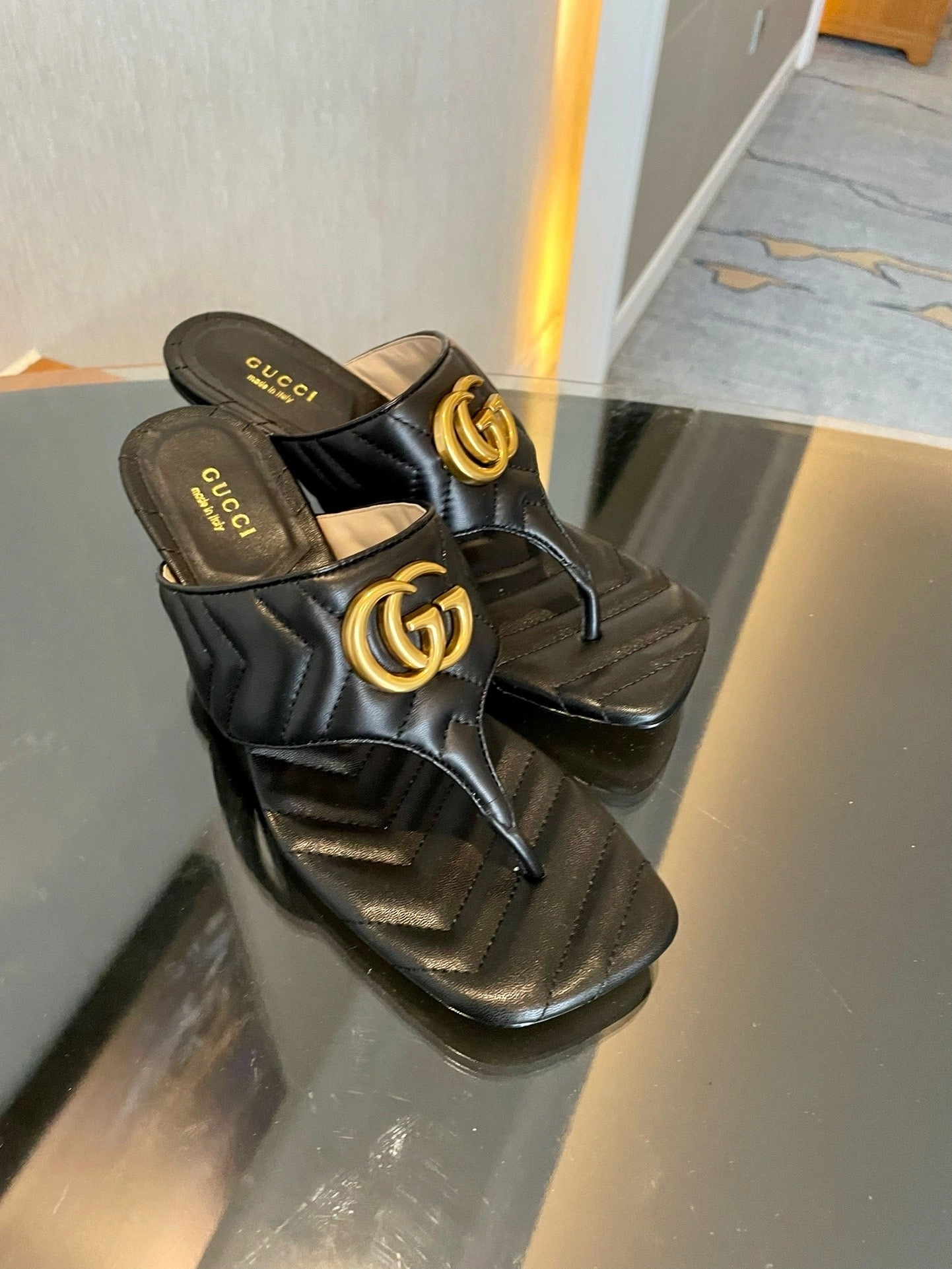 SE1417 Women's Double G Thong Sandal / Size5-11 Pedi Sandals