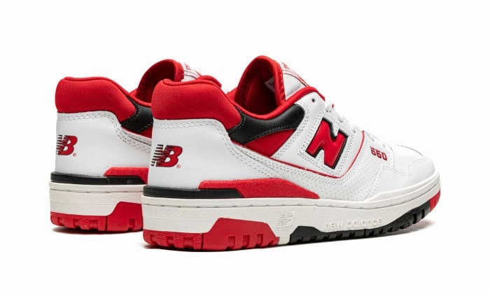 New Balance 550 White Red New Balance Williamsburg