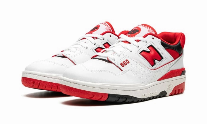 Newest New Balance New Balance 550 White Red