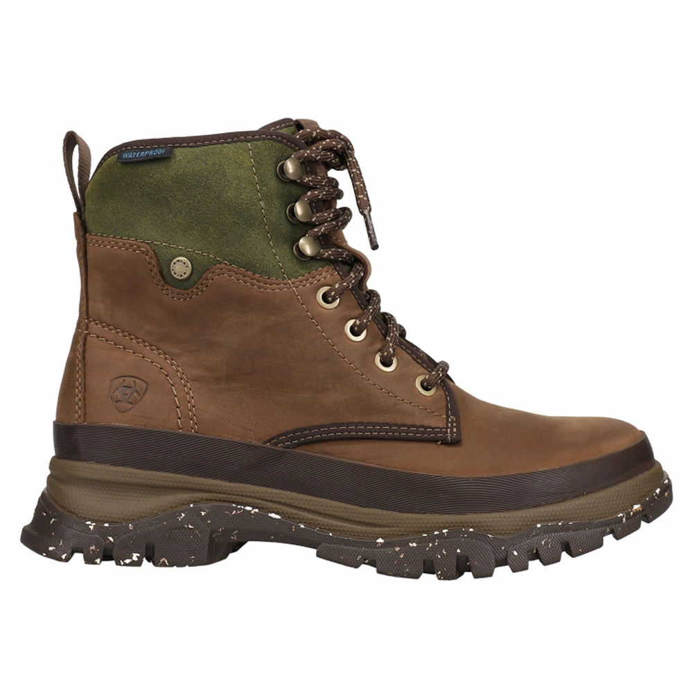 Cute Affordable Rain Boots Moresby Waterproof Round Toe Lace Up Boots