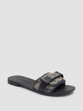 Sandals Ochi Map Dark Blue Elyze Slide Sandals