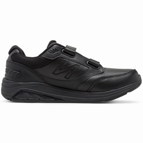 New Balance 928v3 Hook-and-Loop Black Leather (Men's) New Balance Store Lubbock Tx