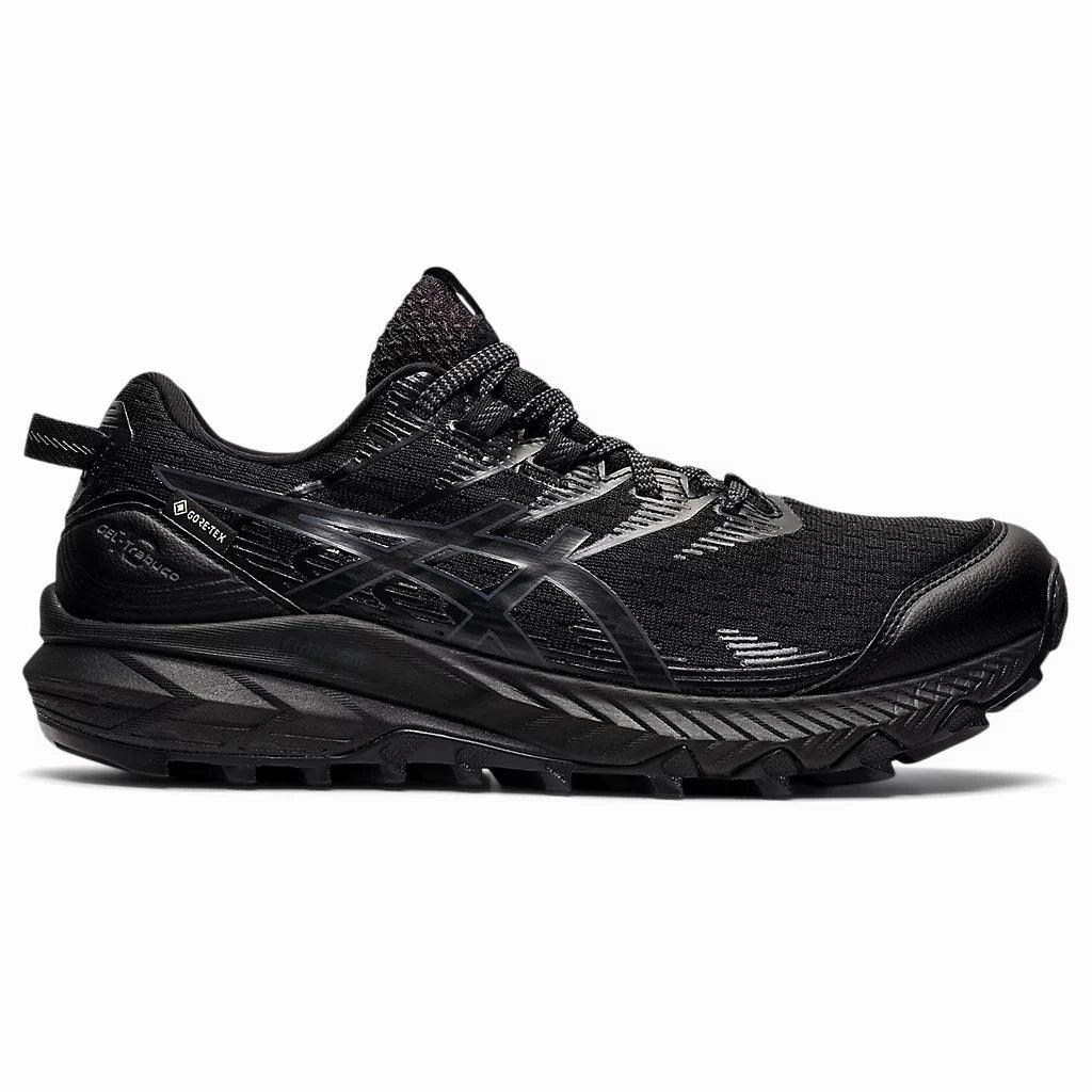 Goretex Non Goretex Hiking Shoes Women's Asics Gel-Trabuco 10 GTX Black/Carrier Grey