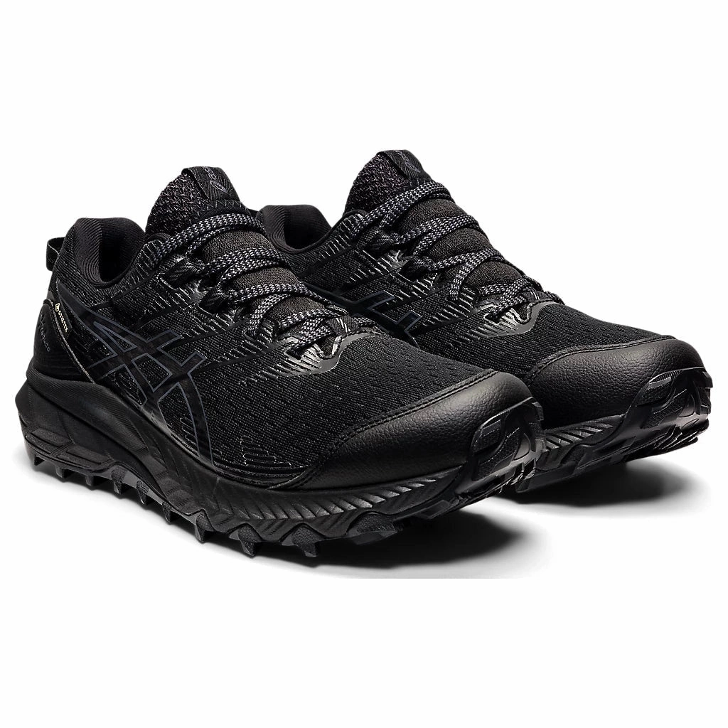 Barefoot Hiking Shoes Uk Women's Asics Gel-Trabuco 10 GTX Black/Carrier Grey