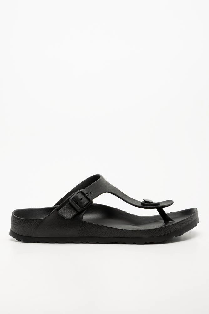 Thong Moulded Sandals Black Qupid Sandals