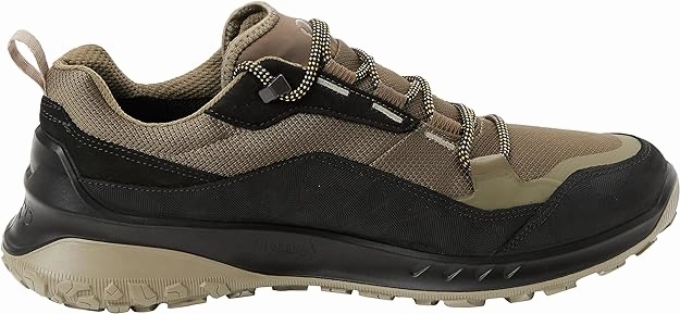 ECCO Men's ULT-TRN WATERPROOF Low Sneaker - Black/Tarmac Memory Foam Hiking Shoes
