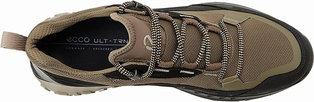 ECCO Men's ULT-TRN WATERPROOF Low Sneaker - Black/Tarmac Best Hiking Shoes For Everest Base Camp