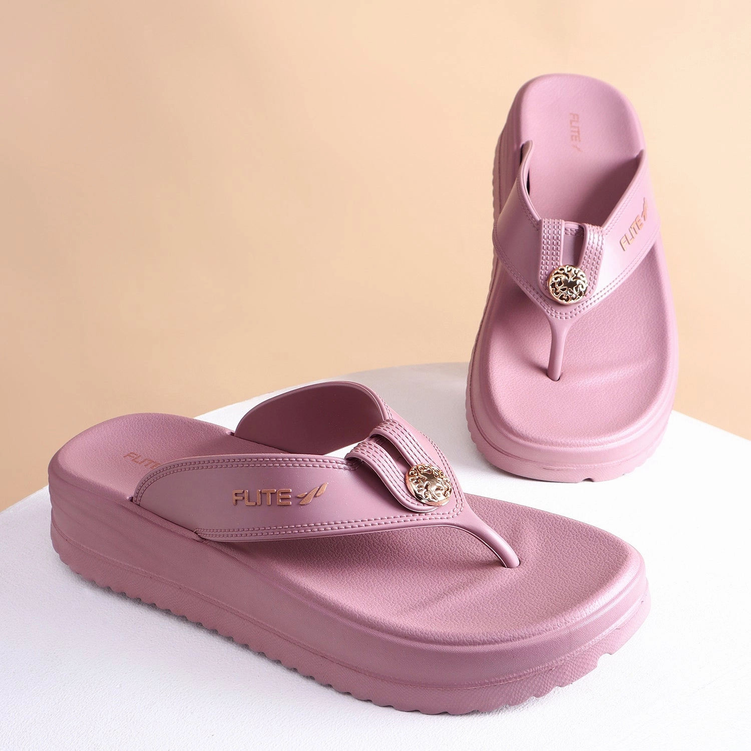 Clear Flip Flops With Rhinestones Flip-flops For Women FL 2054