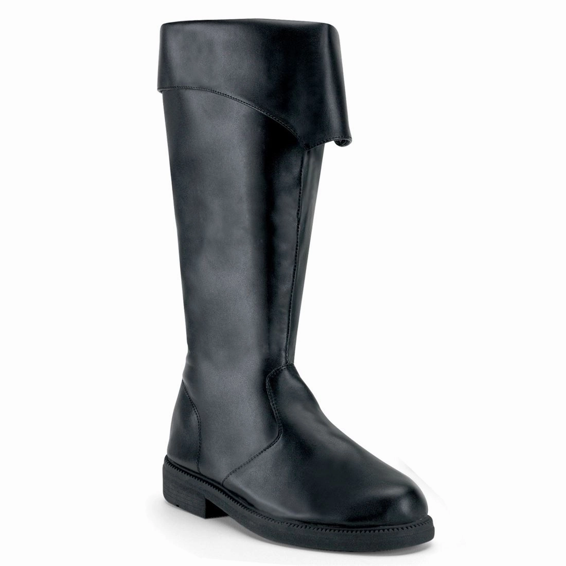 Virginia Leather Knee High Heeled Boots Captain-105