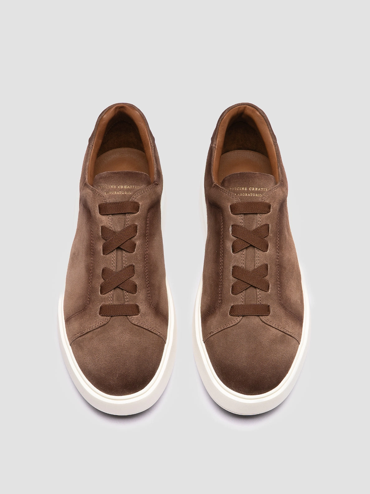 Shoes Waterloo SLOUCH 001 - Brown Suede Low Top Sneakers