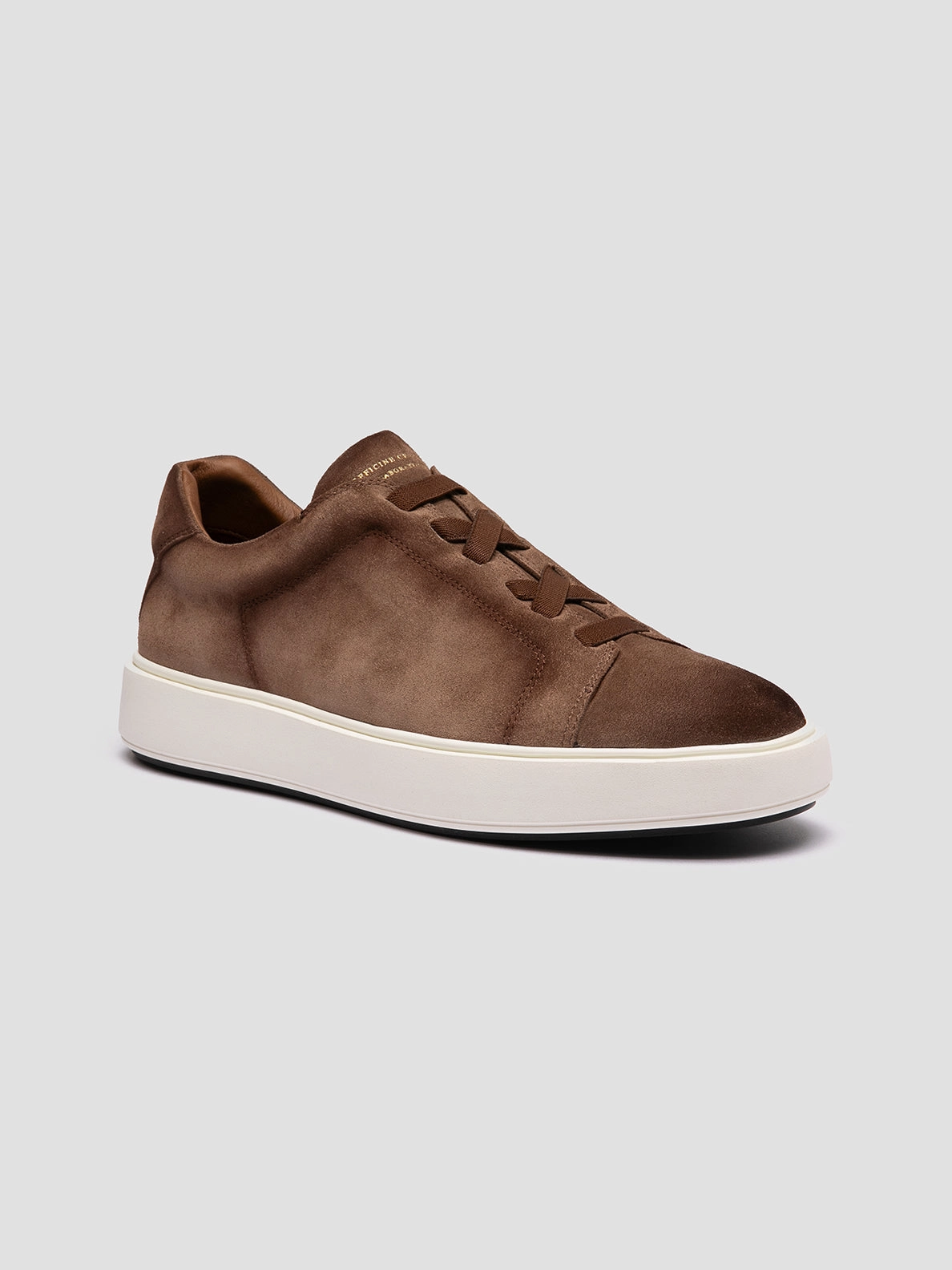 SLOUCH 001 - Brown Suede Low Top Sneakers Pooler Ga