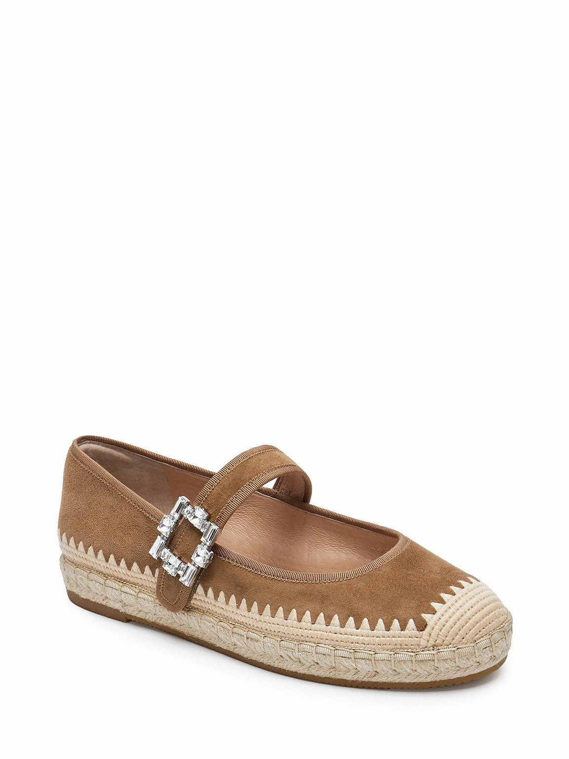 Embellished Mary Jane Espadrilles
