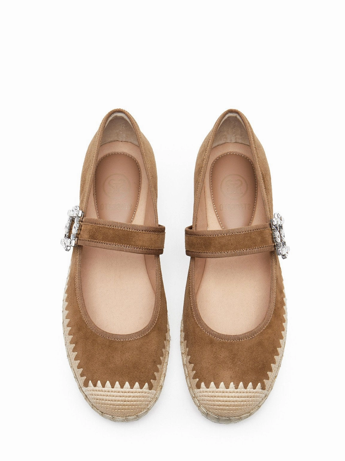 Embellished Mary Jane Espadrilles