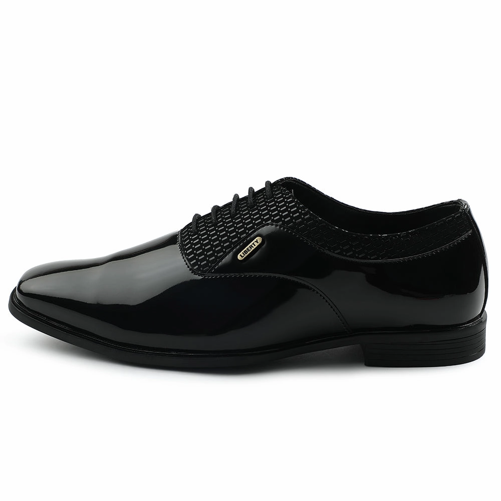 Fortune Black Formal Lacing Oxford Shoes For Mens A998-07 By Liberty Shoes Atlanta