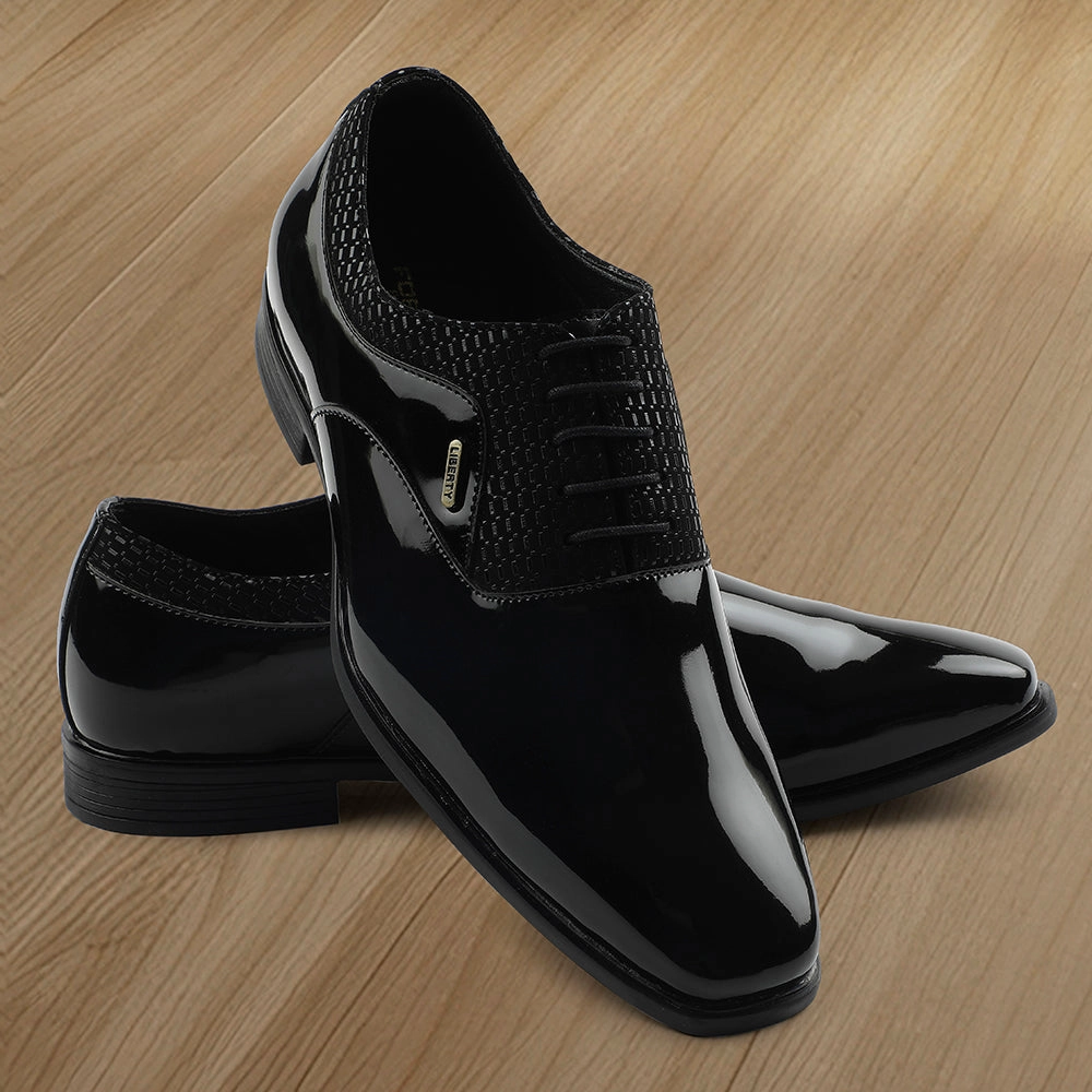 Fortune Black Formal Lacing Oxford Shoes For Mens A998-07 By Liberty Shoes Birmingham