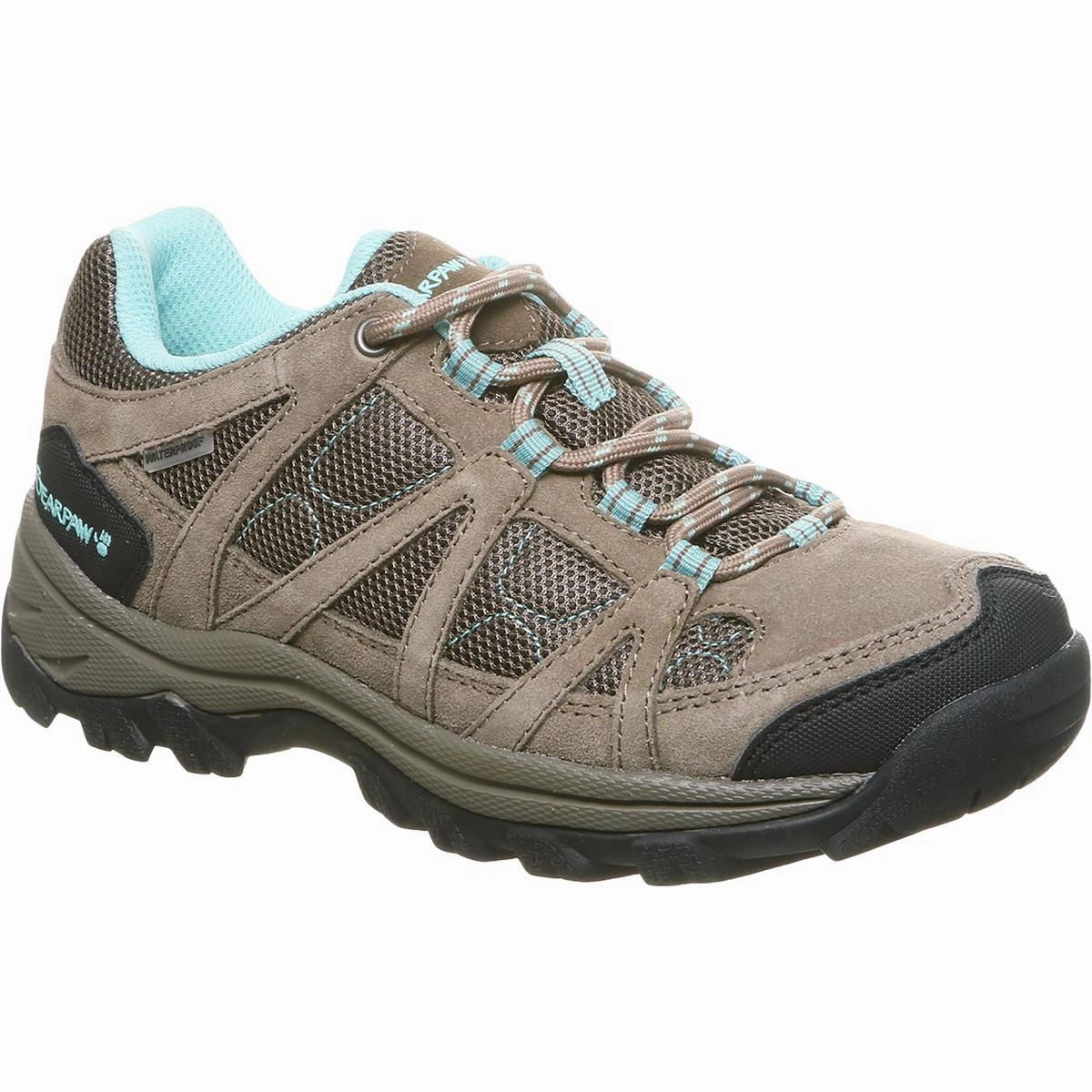 Sporty Hiking Shoes Olympus Womens Suede Mesh Inset Hiking, Trail Shoes