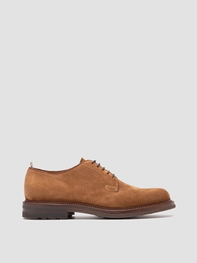 Shoes For Teachers ASTON FLEXI 001 - Brown Suede Derby Shoes