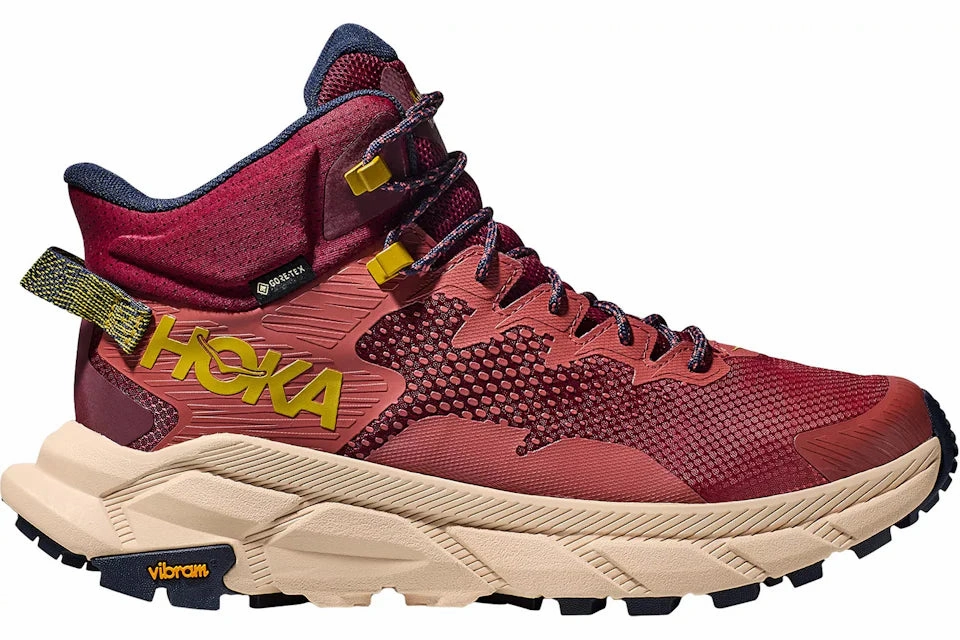 Men's Hoka Trail Code GTX, Hot Sauce/Shifting Sand, 9.5 D Medium Best Trail Running Shoes For Bad Ankles