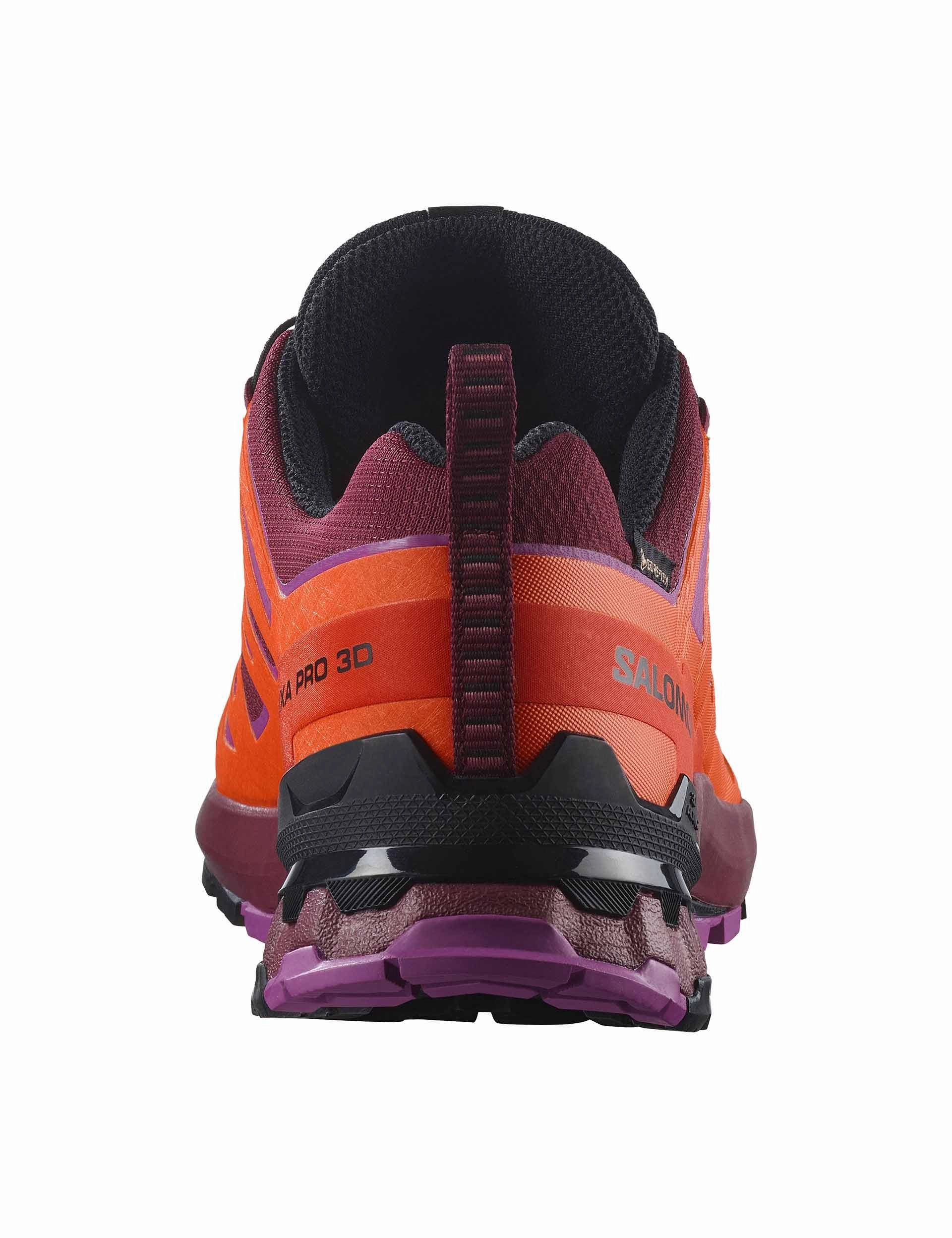 XA Pro 3D V9 Gore-Tex - Tawny Port/Red Orange/Willowherb Trail React Shoes