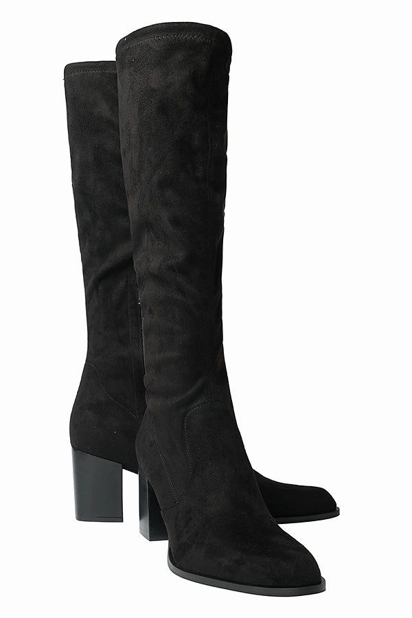 EVA ALCOTT BLACK Maeve Knee High Boot
