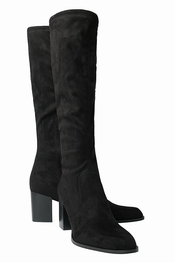 12 Inch Circumference Knee High Boots EVA ALCOTT BLACK