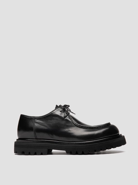 Shoes Country EVENTUAL DD 109 - Black Leather Derby Shoes