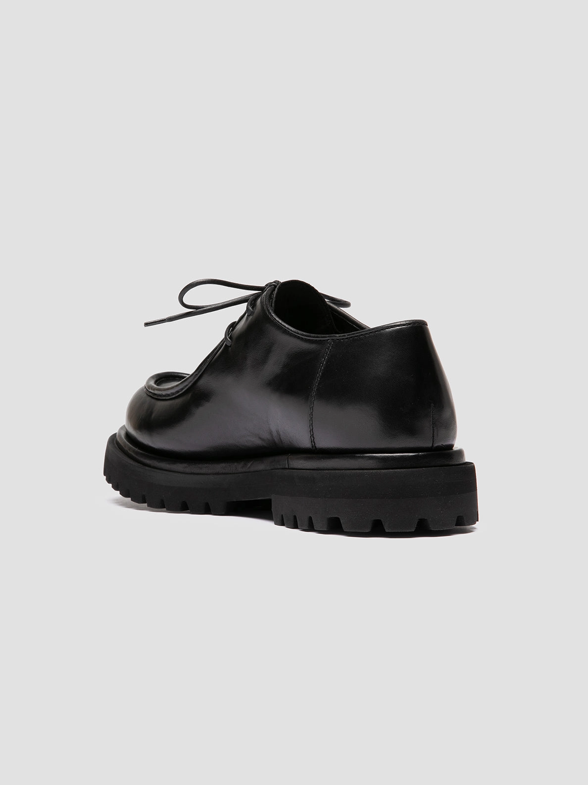 EVENTUAL DD 109 - Black Leather Derby Shoes Shoes For Male Nurses