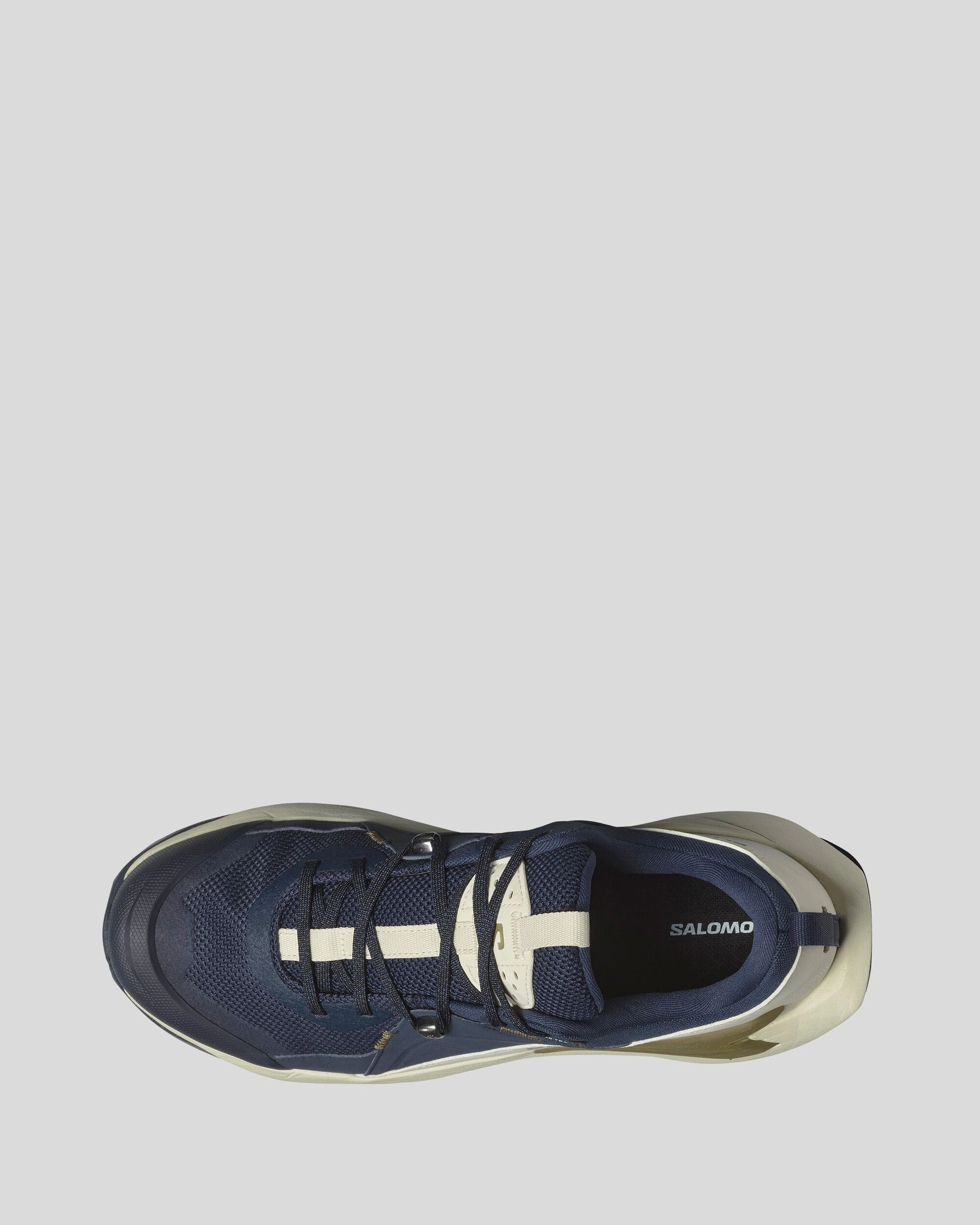 Men's Salomon Elixir GTX Hiking Shoes - BlueNights/AlmondMilk/GothicOlive Hiking Shoes Edmonton